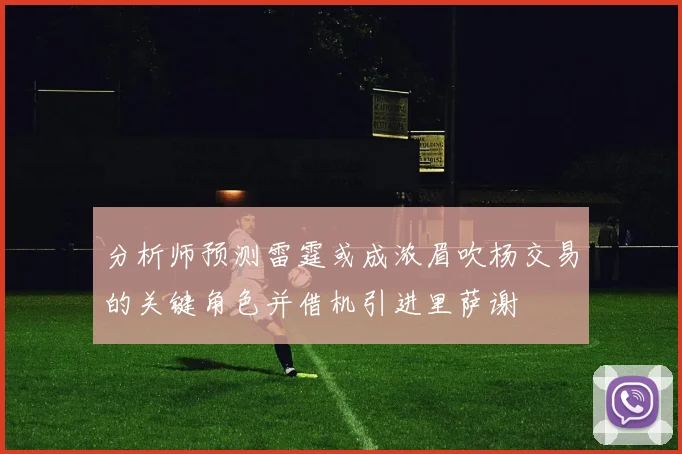 分析师预测雷霆或成浓眉吹杨交易的关键角色并借机引进里萨谢